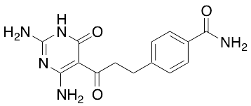 4-(3-(2,4-Diamino-6-oxo-1,6-dihydropyrimidin-5-yl)-3-oxopropyl)benzamide