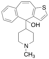 4-(1-Methyl-4-piperidinyl)-4H-benzo[4,5]cyclohepta[1,2-b]thiophene-4-ol