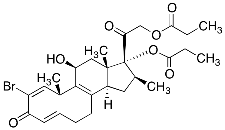 2-Bromo 8-Dehydro-9-dechloro Beclomethasone Dipropionate