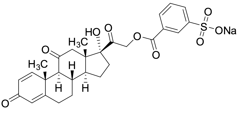 Sodium Prednisone 21-(m-Sulfobenzoate)