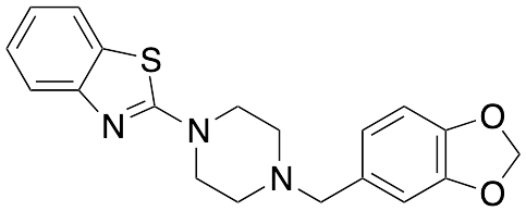 2-[1-(4-Piperonyl)piperazinyl]benzothiazole