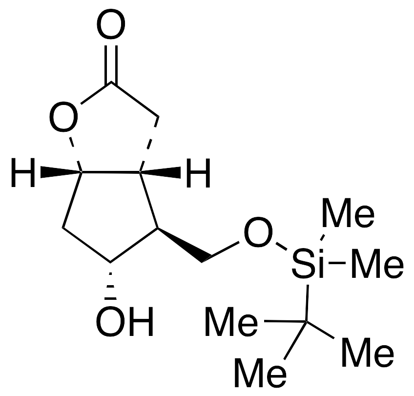 (3aR,4S,5R,6aS)-4-(tert-Butyldimethylsilyloxy)methyl-5-hydroxy-hexahydro-2H-cyclopenta[b]furan-2-one