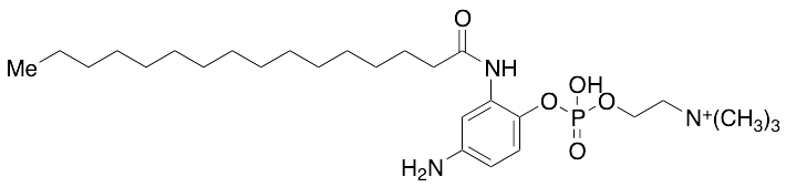 2-(N-Hexadecanoylamino)-4-aminophenylphosphocholine