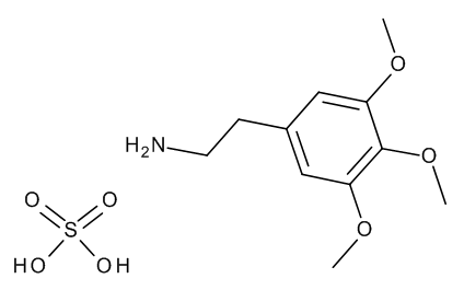 Mescaline hydrogen sulfate