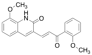 8-Methoxy-3-[(1E)-3-(2-methoxyphenyl)-3-oxo-1-propen-1-yl]-2(1H)-quinolinone