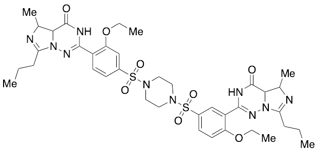 N-Desethyl (3-ethoxy-4-(5-methyl-4-oxo-7-propyl-3,4,4a,5-tetrahydroimidazo[5,1-f][1,2,4]triazin-2-yl)phenyl)sulfonyl Vardenafil