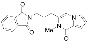2-[3-(1,2-Dihydro-2-methyl-1-oxopyrrolo[1,2-a]pyrazin-3-yl)propyl]-1H-isoindole-1,3(2H)-dione
