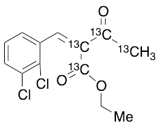 (Z)-Ethyl 2-(2,3-Dichlorobenzylidene)-3-oxobutanoate-13C4