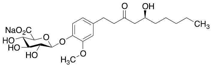 (S)-6-Gingerol-4'-O-Beta-glucuronide Sodium Salt