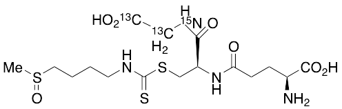 D,L-Sulforaphane Glutathione-13C2,15N