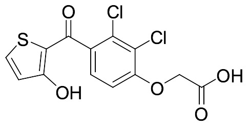 2-[2,3-Dichloro-4-[(3-hydroxy-2-thienyl)carbonyl]phenoxy]acetic acid