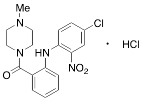 [2-[(4-Chloro-2-nitrophenyl)amino]phenyl](4-methyl-1-piperazinyl)methanone Hydrochloride