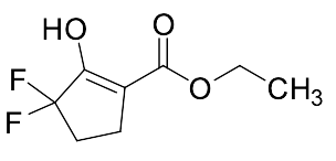 Ethyl 3,​3-​Difluoro-​2-​hydroxycyclopent-​1-​ene Carboxylate