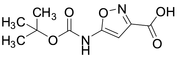 5-{[(tert-Butoxy)carbonyl]amino}-1,2-oxazoacidle-3-carboxylic