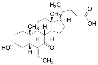 (3alpha,​5beta)​-6-Eethylidene-​3-​hydroxy-​7-​oxocholan-​24-​oic Acid