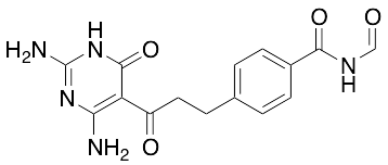 4-(3-(2,4-Diamino-6-oxo-1,6-dihydropyrimidin-5-yl)-3-oxopropyl)-N-formylbenzamide