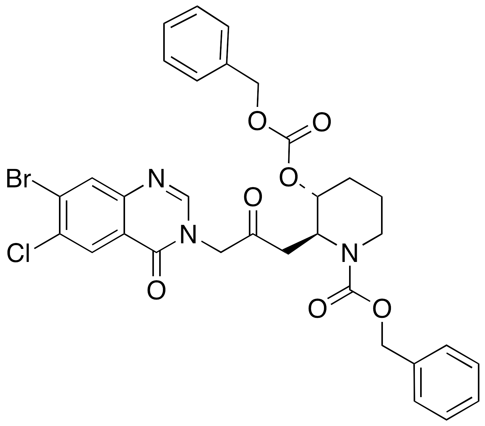 N,O-Bis(benzyloxycarbonyl) Halofuginone