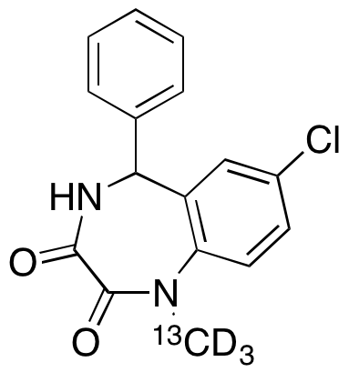 3-Deshydroxy-4,5-dihydro-3-oxo Temazepam-13C, d3