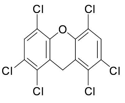 1,2,4,5,7,8-Hexachloro-9H-xanthene