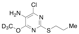 4-Chloro-6-methoxy-2-(propylthio)-5-pyrimidinamine-d3