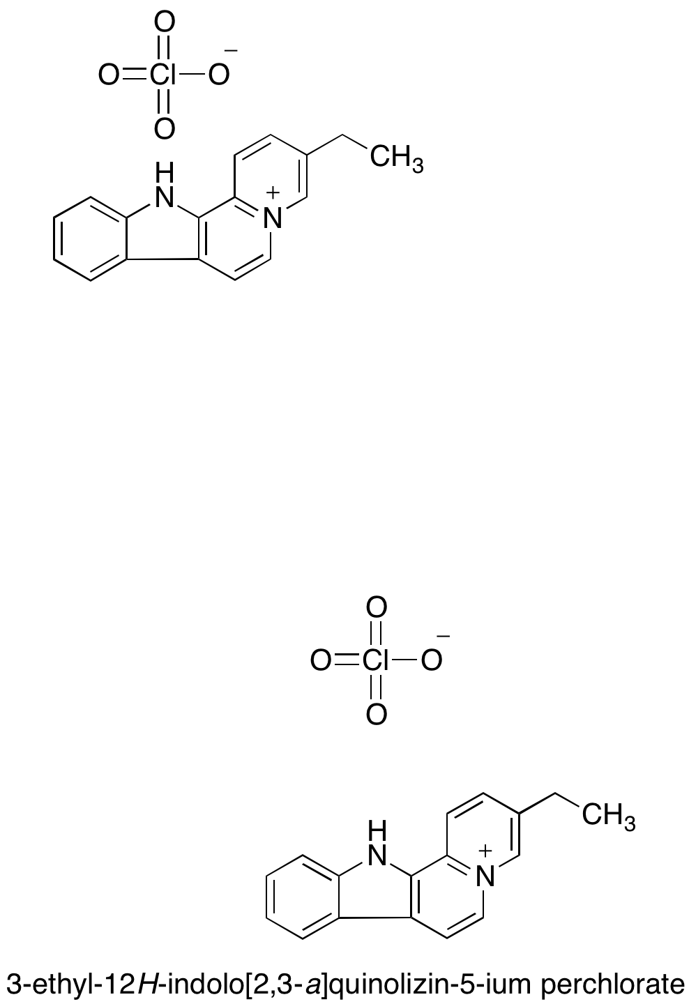 Flavopereirine Perchlorate