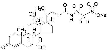 Tauro-7alpha,12alpha-dihydroxy-3-oxo-4-cholenoic-d4 Sodium Salt Acid