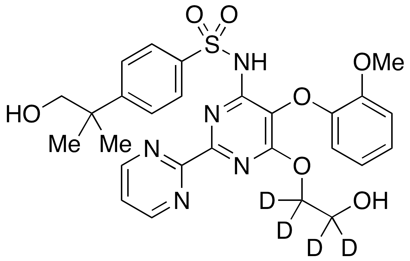 Hydroxy Bosentan-d4