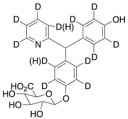 Desacetyl Bisacodyl beta-D-Glucuronide Labeled(Maybe d12, d11, or d10)