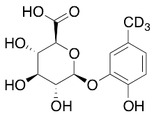 2-Hydroxy-5-(methyl-d3)phenyl beta-D-glucopyranosiduronic Acid
