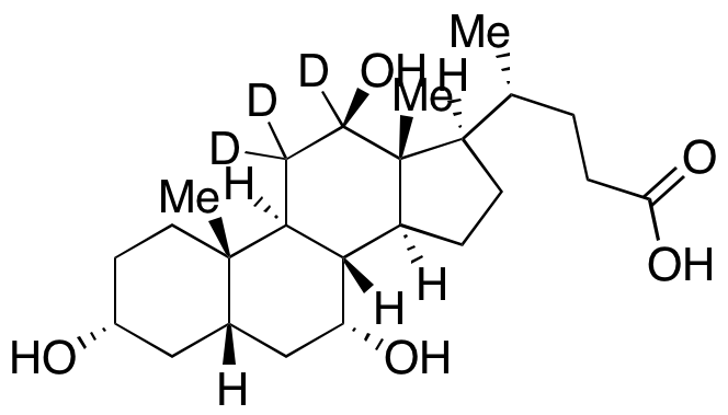 (3alpha,5alpha,7alpha,12beta)-3,7,12-Trihydroxycholan-24-oic Acid-d3