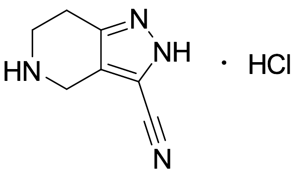2H,4H,5H,6H,7H-Pyrazolo[4,3-c]pyridine-3-carbonitrile Hydrochloride