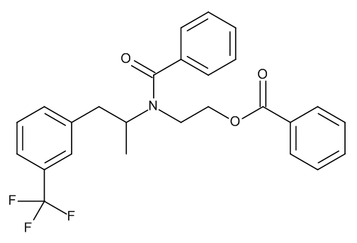 2-[Benzoyl[(1RS)-1-methyl-2-[3-(tri-fluoromethyl)phenyl]ethyl]amino]ethyl Benzoate