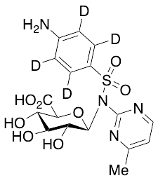 Sulfamerazine N1-Glucuronide-d4