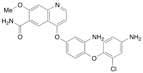 4-(3-Amino-4-(4-amino-2-chlorophenoxy)phenoxy)-7-methoxyquinoline-6-carboxamide