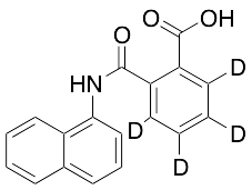 N-(1-Naphthyl)phthalamic Acid-d4