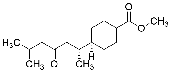 Methyl (4S)-4-[(1R)-1,5-dimethyl-3-oxohexyl]-1-cyclohexene-1-carboxylate (mixture of diastereomers)