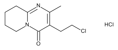 3-(2-Chloroethyl)-2-methyl-6,7,8,9-tetrahydro-4H-pyrido[1,2-a]pyrimidin-4-one Hydrochloride (Risperidone Piperidopyrimidinone Intermediate Hydrochloride)