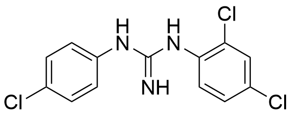 1-(4-Chlorophenyl)-3-(2,4-dichlorophenyl)guanidine