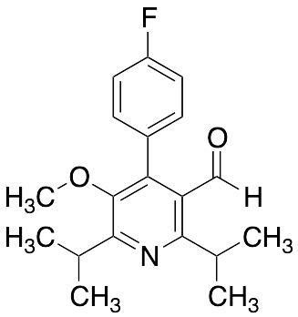 4-(4-Fluorophenyl)-2,6-diisopropyl-5-methoxynicotinaldehyde