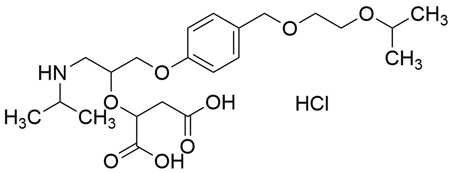 2-((1-(4-((2-Isopropoxyethoxy)methyl)phenoxy)-3-(isopropylamino)propan-2-yl)oxy)succinic acid hydrochloride salt