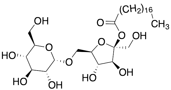 alpha-D-Glucopyranoside-beta-D-fructofuranosyl Octadecanoate