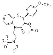 N-nitroso N-Desmethyl Diltiazem d3