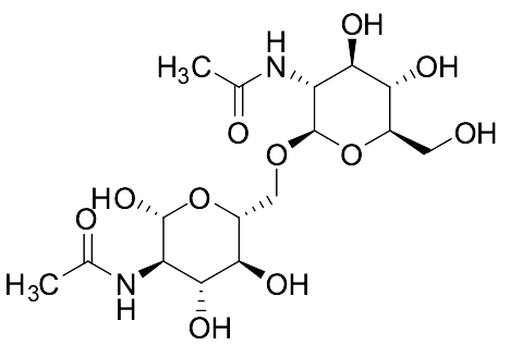 6-O-Glucopyranose N,N'-Diacetylchitobiose