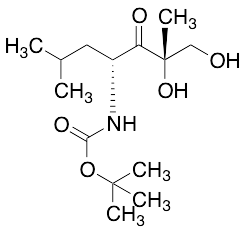 (2S,4R)-4-((t-Butoxycarbonyl)amino)-1,2-dihydroxy-2,6-dimethyl-3-oxohepan-4-tyl