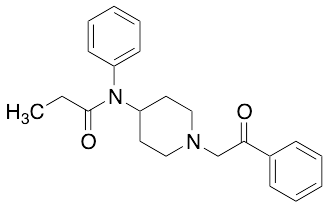 N-(1-Phenacyl-4-piperidyl)propionanilide