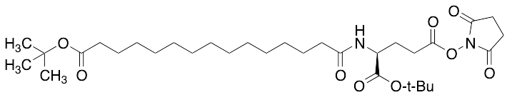 (S)-1-tert-Butyl 5-(2,5-dioxopyrrolidin-1-yl) 2-(15-(tert-butoxy)-15-oxopentadecanamido)pentanedioate