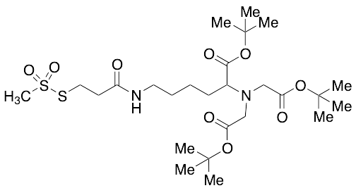 Ethylmethanethiosulfonate-2-carboxy[(5’-amino-1’-carboxypentyl)iminodiacetic Acid] Amide Tri-tert-butyl ester