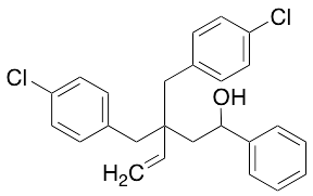 3,3-Bis(4-chlorobenzyl)-1-phenylpent-4-en-1-ol