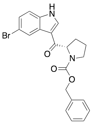 (S)-Benzyl 2-(5-Bromo-1H-indole-3-carbonyl)pyrrolidine-1-carboxylate