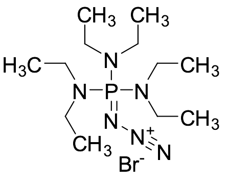 (Tris(diethylamino)-l5-phosphaneylidene)triaz-1-yn-2-ium Bromide